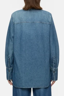 Closed Denim shirt with pockets Mid blue Online