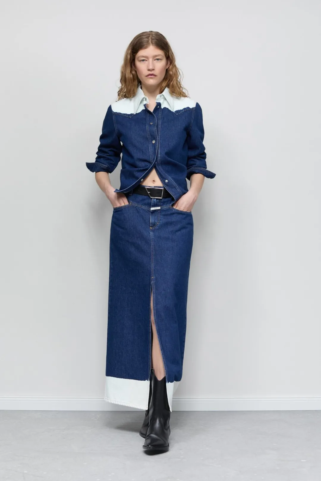 Closed Denim skirt Mid blue Best