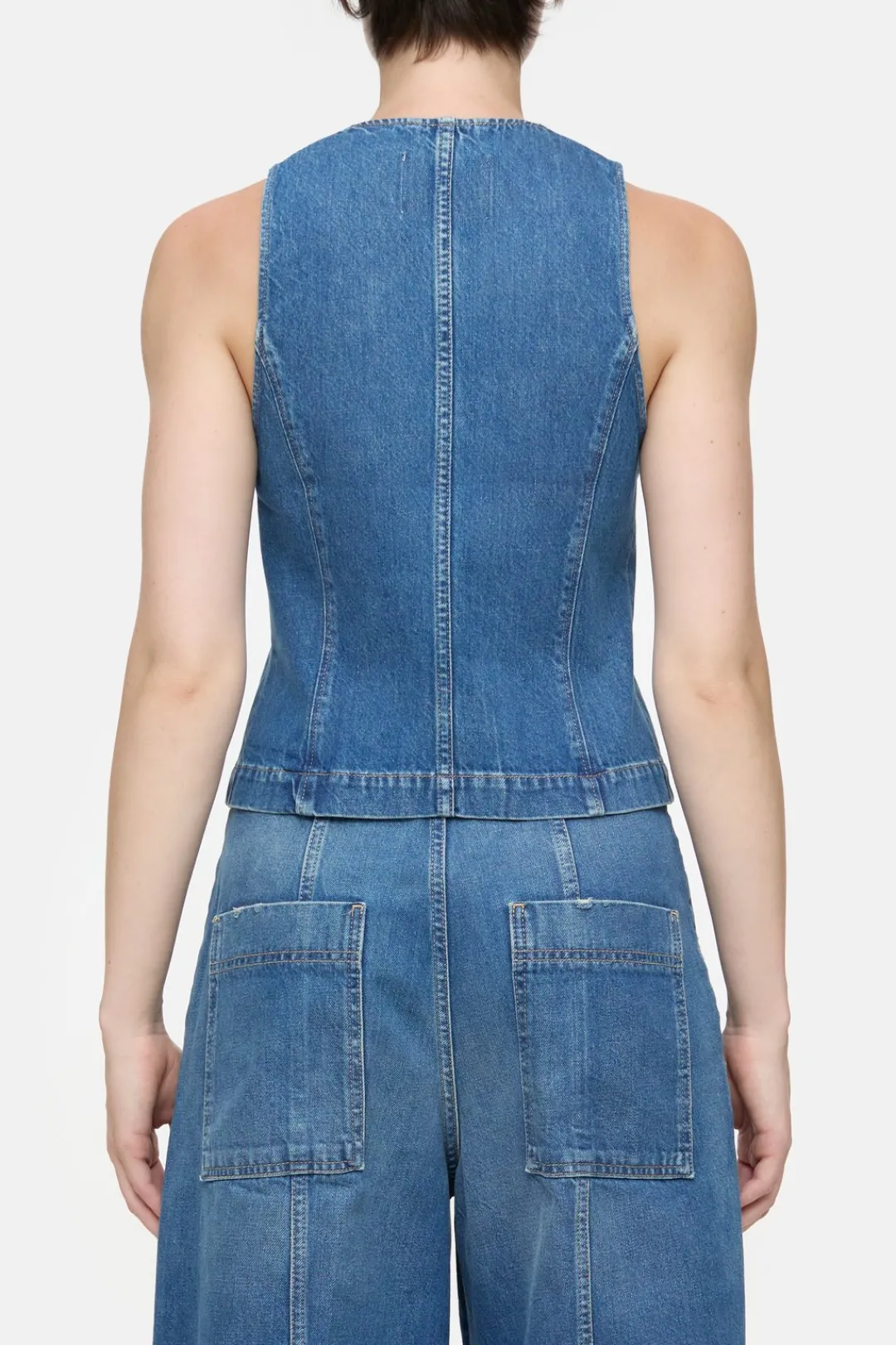 Closed Denim vest Mid blue Outlet