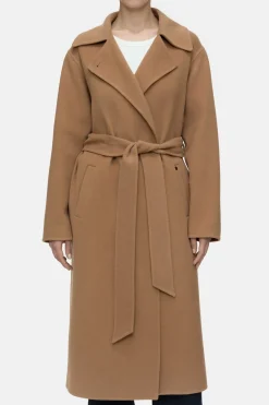 Closed Doubleface coat Biscotti brown Online