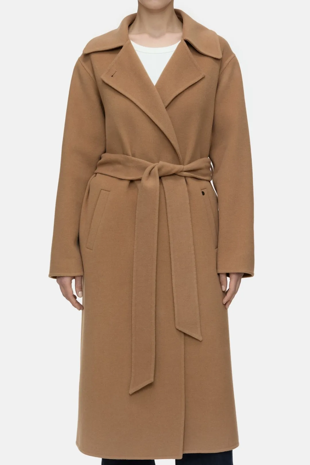 Closed Doubleface coat Biscotti brown Online
