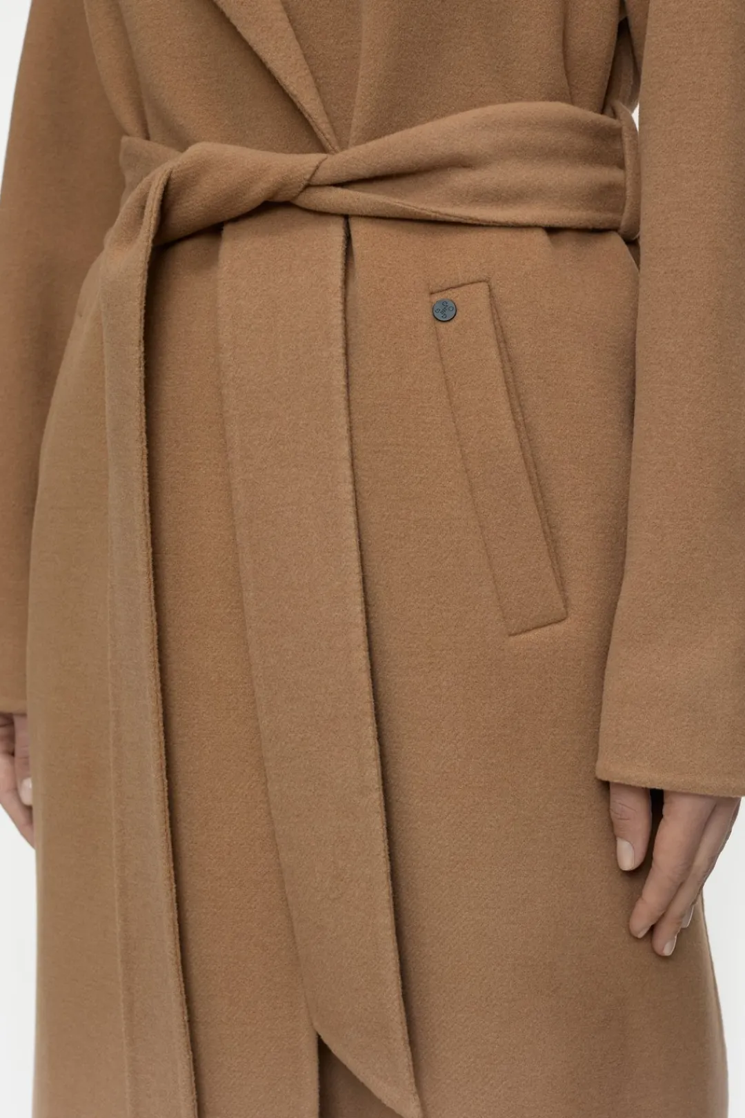 Closed Doubleface coat Biscotti brown Online