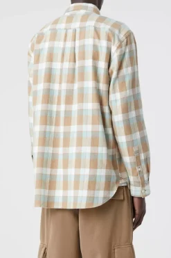 Closed Flannel Shirt glazed green Hot