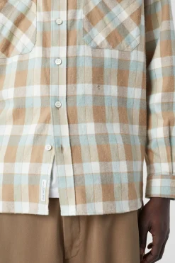 Closed Flannel Shirt glazed green Hot
