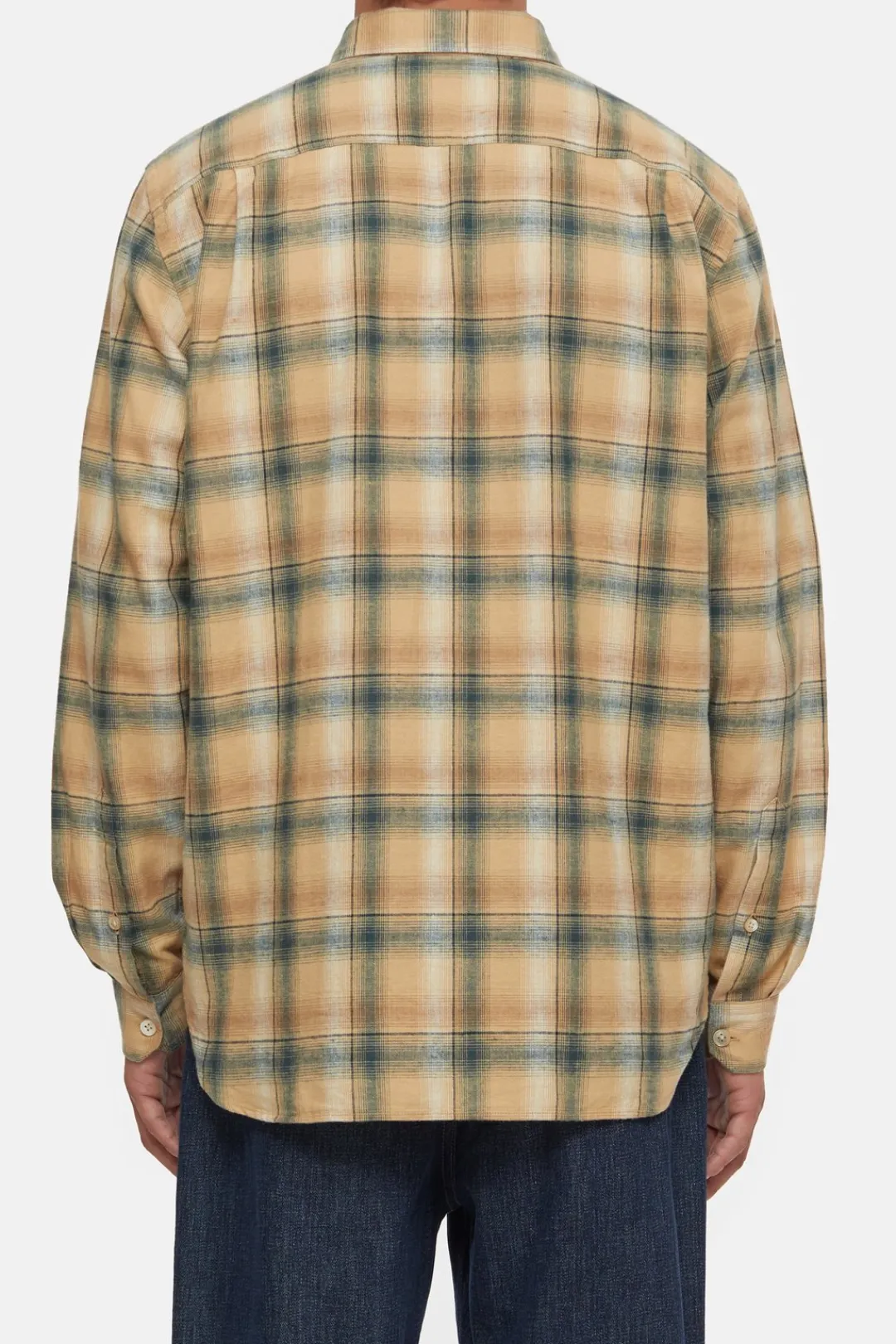 Closed Flannel Shirt fern green