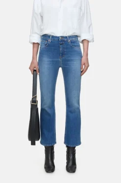 Closed Flared Jeans - Style Name Hi-Sun Mid blue Hot