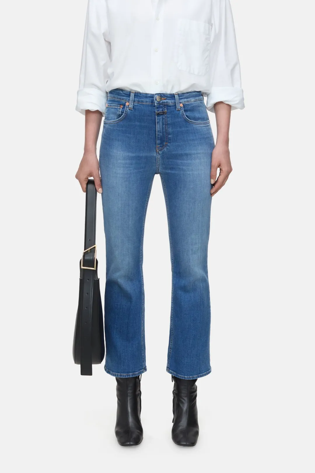 Closed Flared Jeans - Style Name Hi-Sun Mid blue Hot