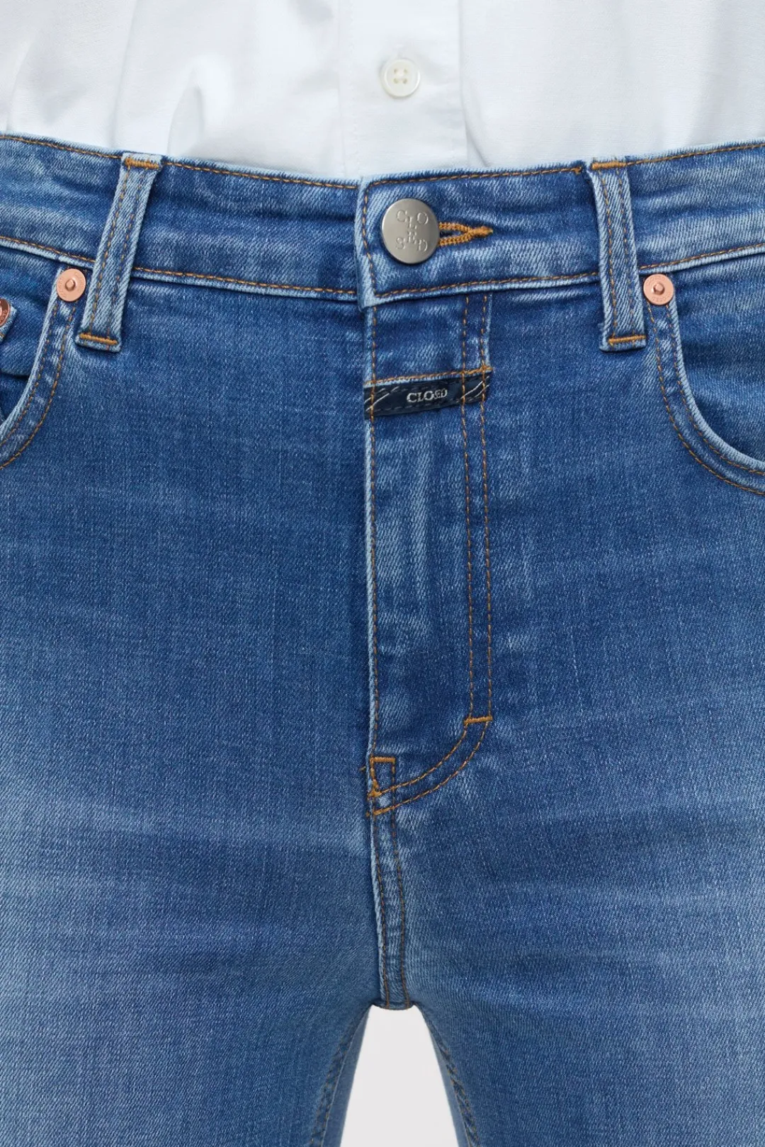 Closed Flared Jeans - Style Name Hi-Sun Mid blue Hot