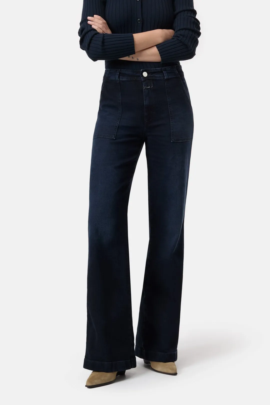 Closed Flared Jeans - Style Name Aria Blue/black Best