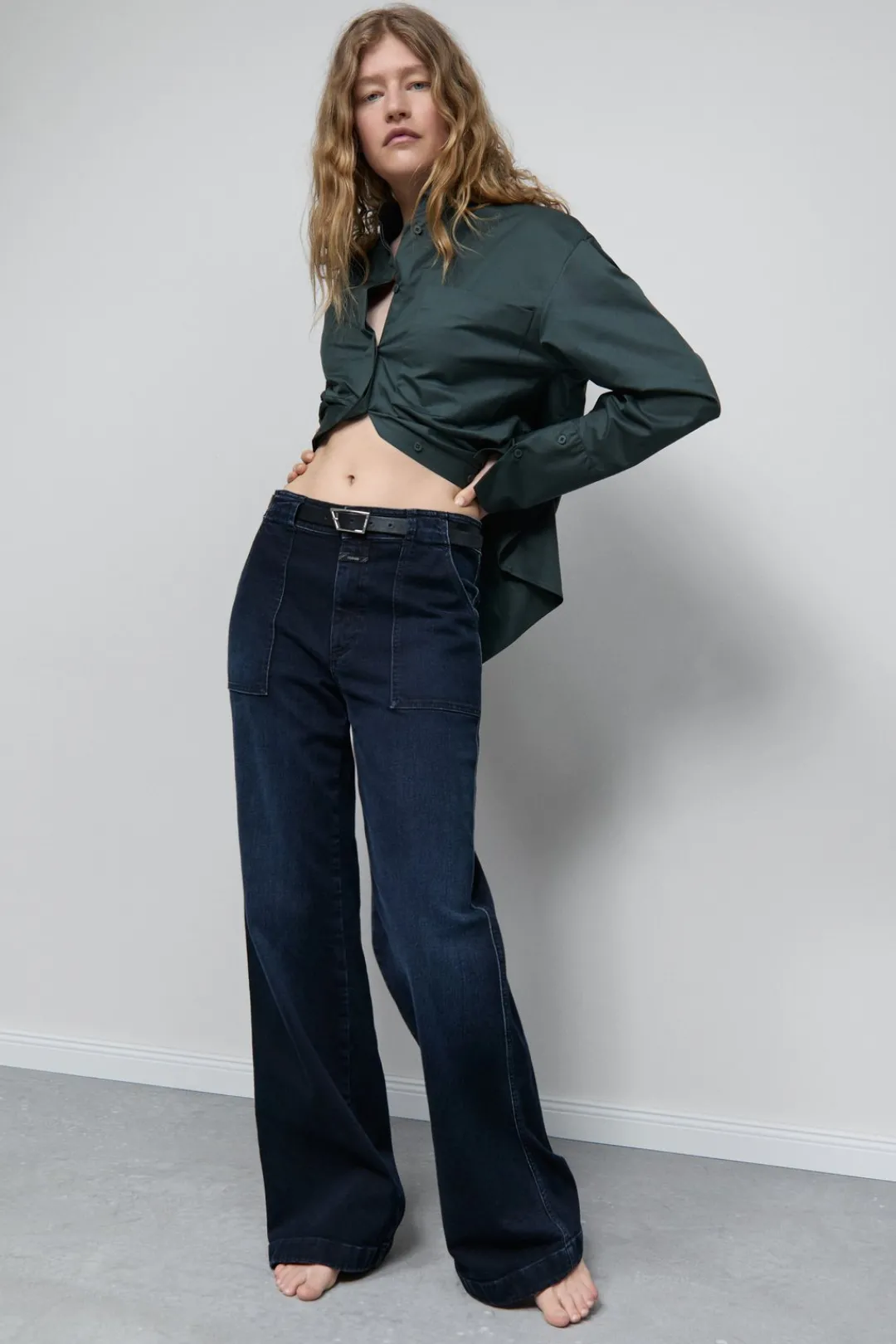 Closed Flared Jeans - Style Name Aria Blue/black Best