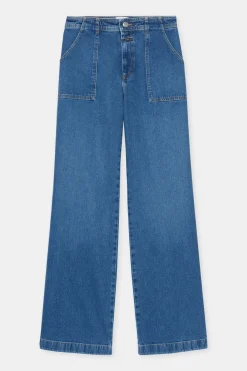 Closed Flared Jeans - Style Name Aria Mid blue New