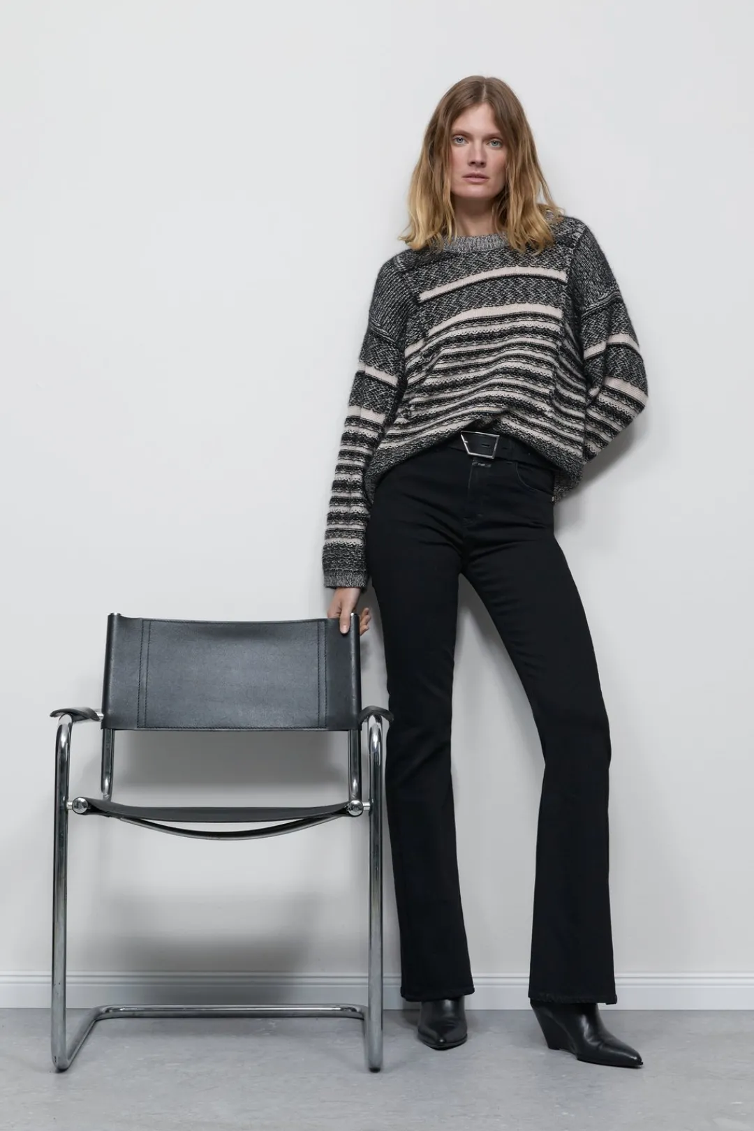 Closed Flared Jeans - Style Name Rawlin Dark grey Best