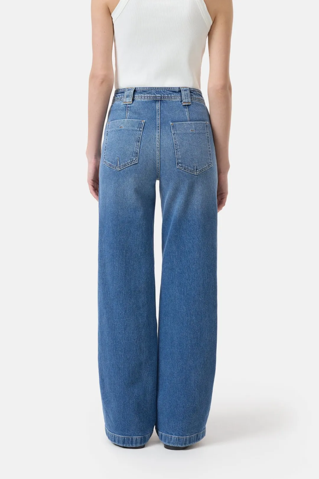 Closed Flared Jeans - Style Name Aria Mid blue Best