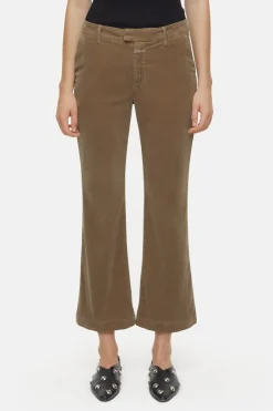 Closed Flared Pants - Style Name Wharton old pine Hot