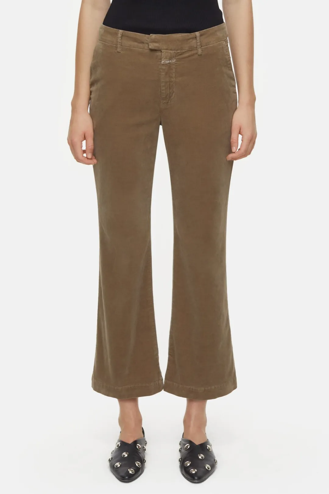 Closed Flared Pants - Style Name Wharton old pine Hot