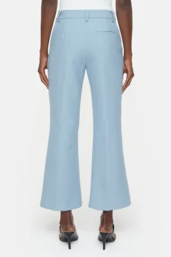 Closed Flared Pants - Style Name Wharton Blue water Discount