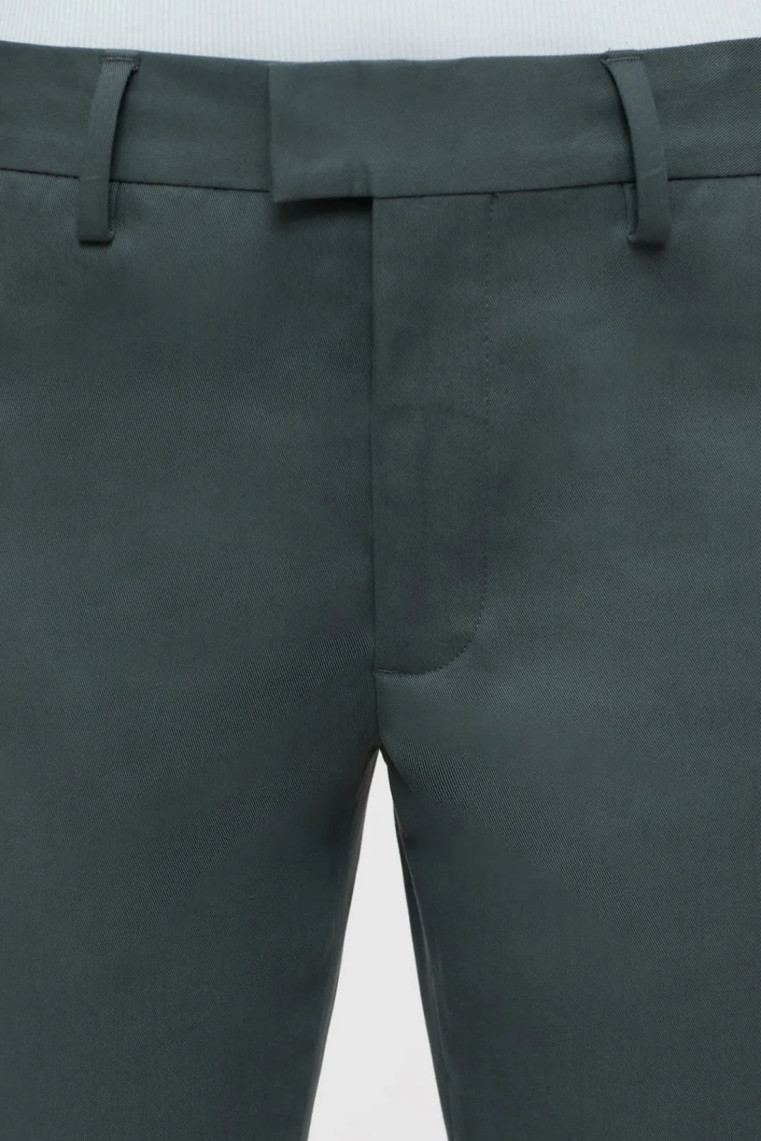 Closed Flared Pants - Style Name Wharton Pini green Discount