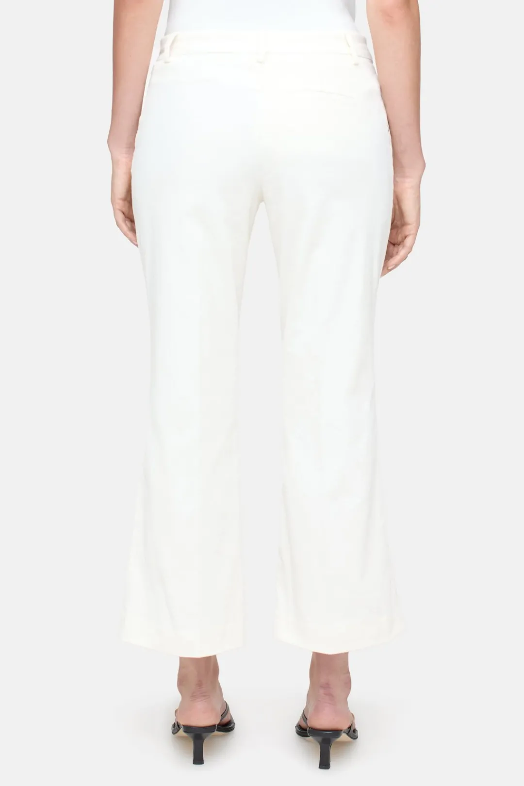 Closed Flared Pants - Style Name Wharton Ivory Outlet