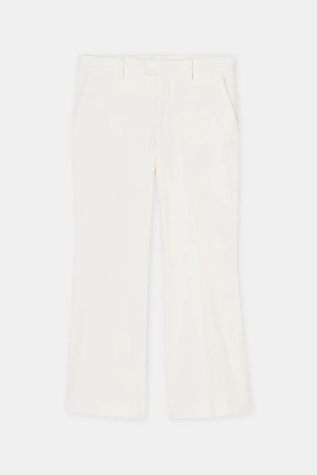 Closed Flared Pants - Style Name Wharton Ivory Outlet