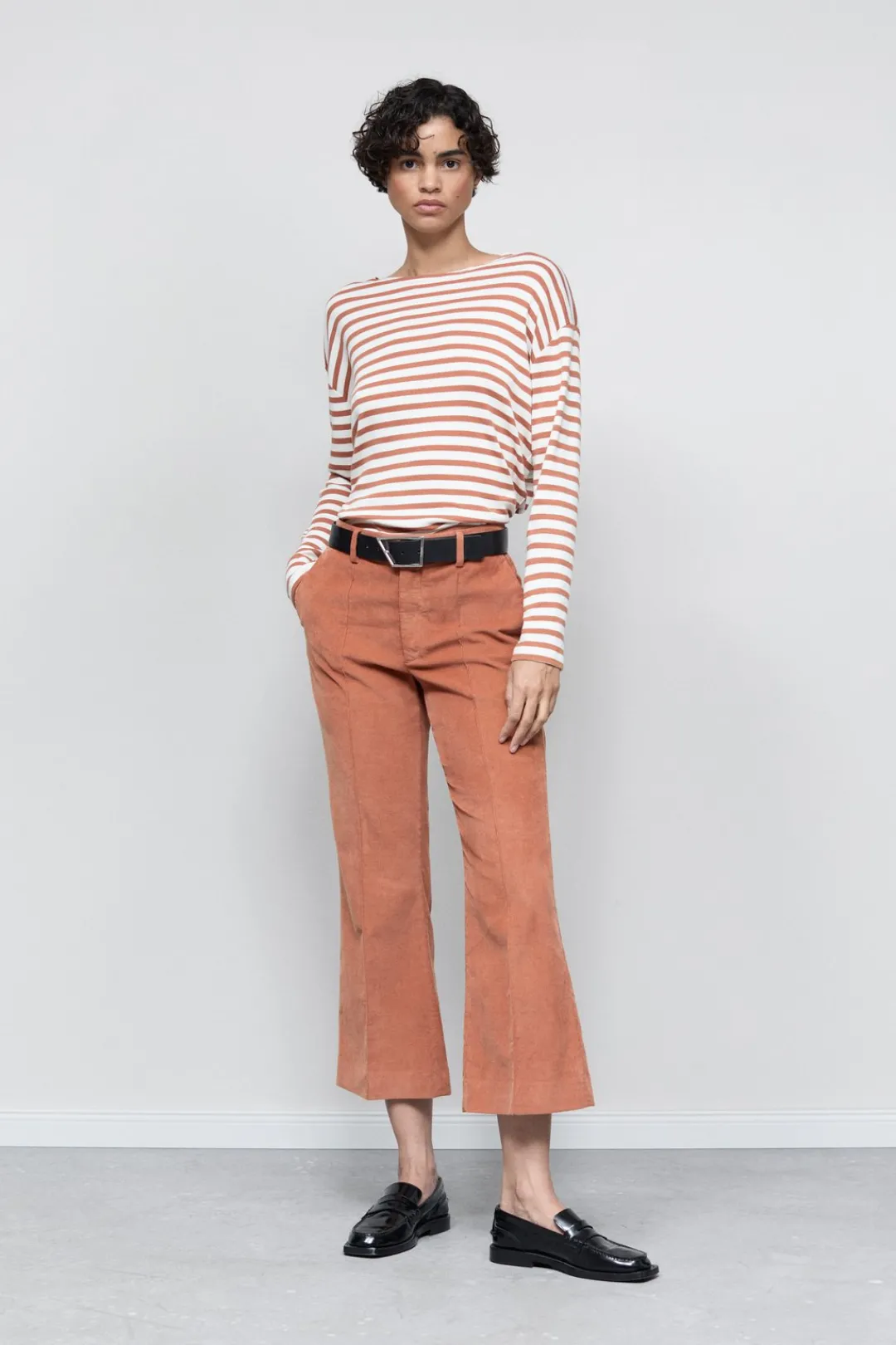 Closed Flared Pants - Style Name Wharton Ferro brown Clearance