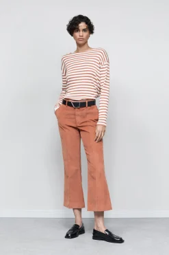 Closed Flared Pants - Style Name Wharton Ferro brown Clearance