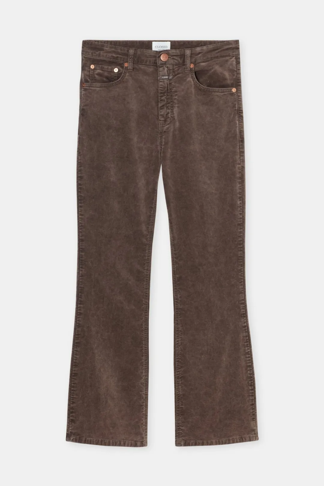 Closed Flared Pants - Style Name Hi-Sun mocha Discount