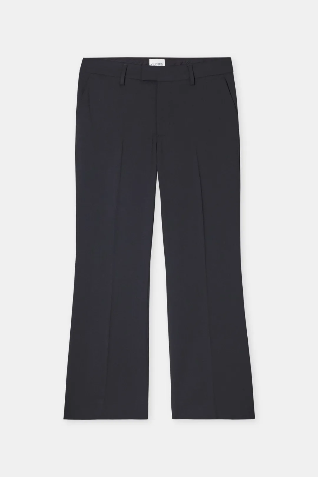 Closed Flared Pants - Style Name Wharton Black Online