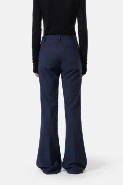 Closed Flared Pants - Style Name Denair Dark night