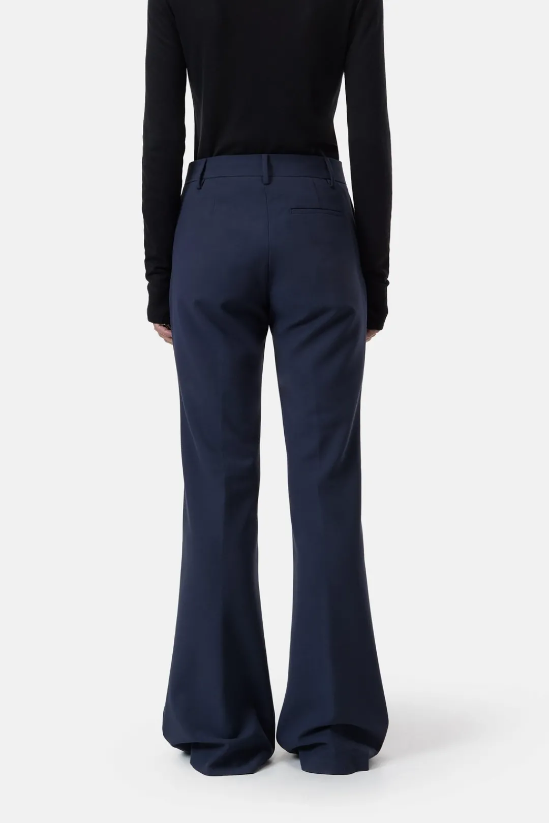 Closed Flared Pants - Style Name Denair Dark night