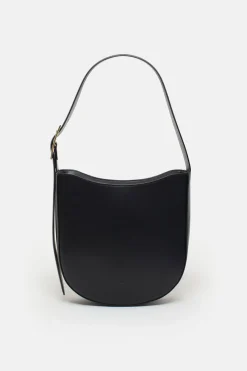 Closed Half Round Bag medium Black