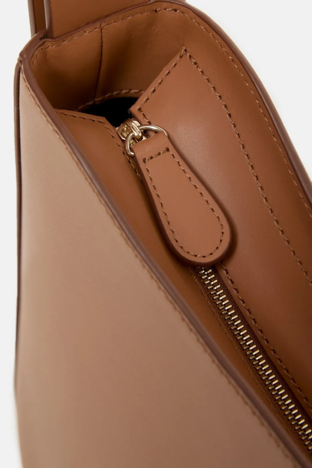 Closed Half Round Bag medium Biscotti brown Sale