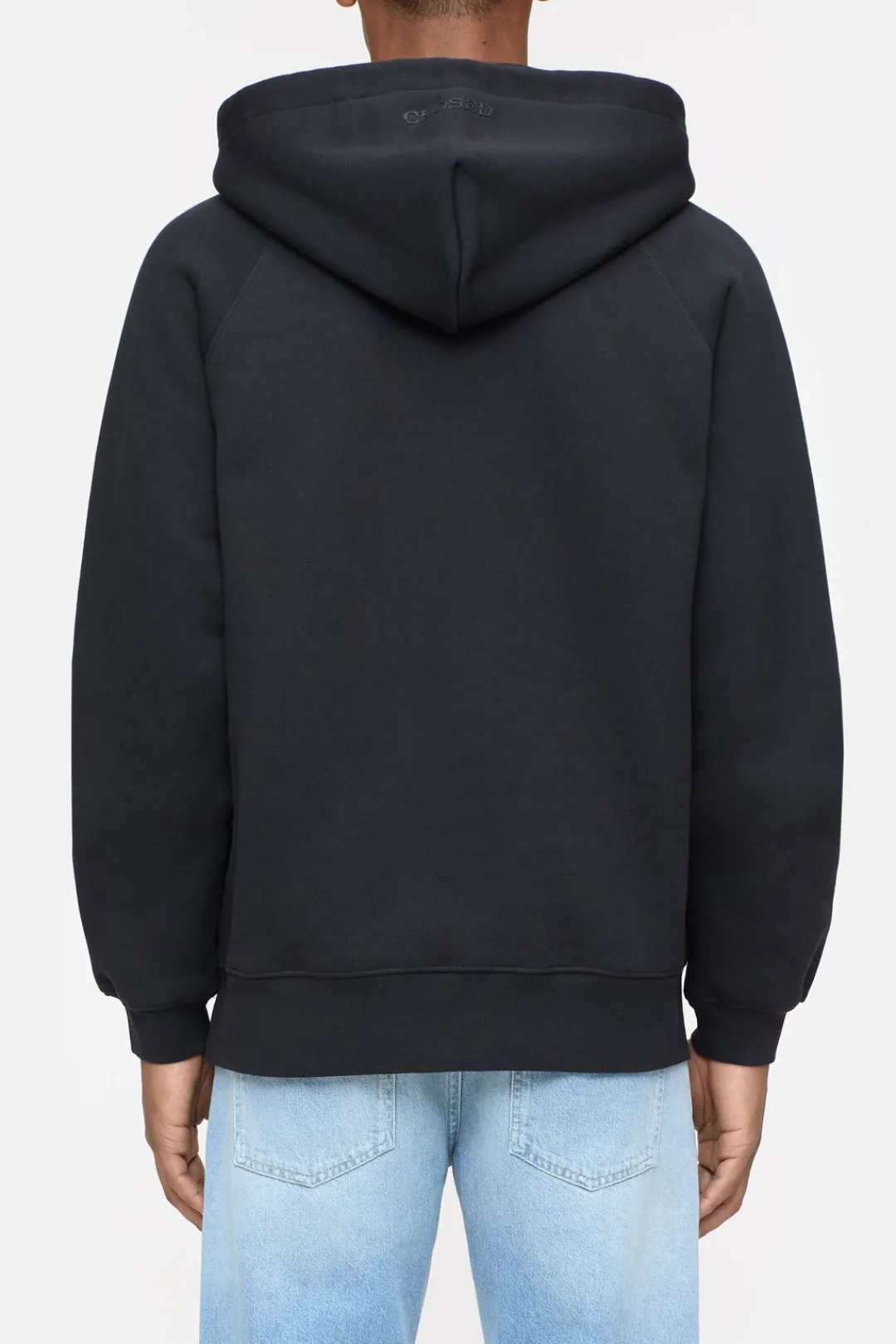 Closed Half-Zip Hoodie Black Outlet