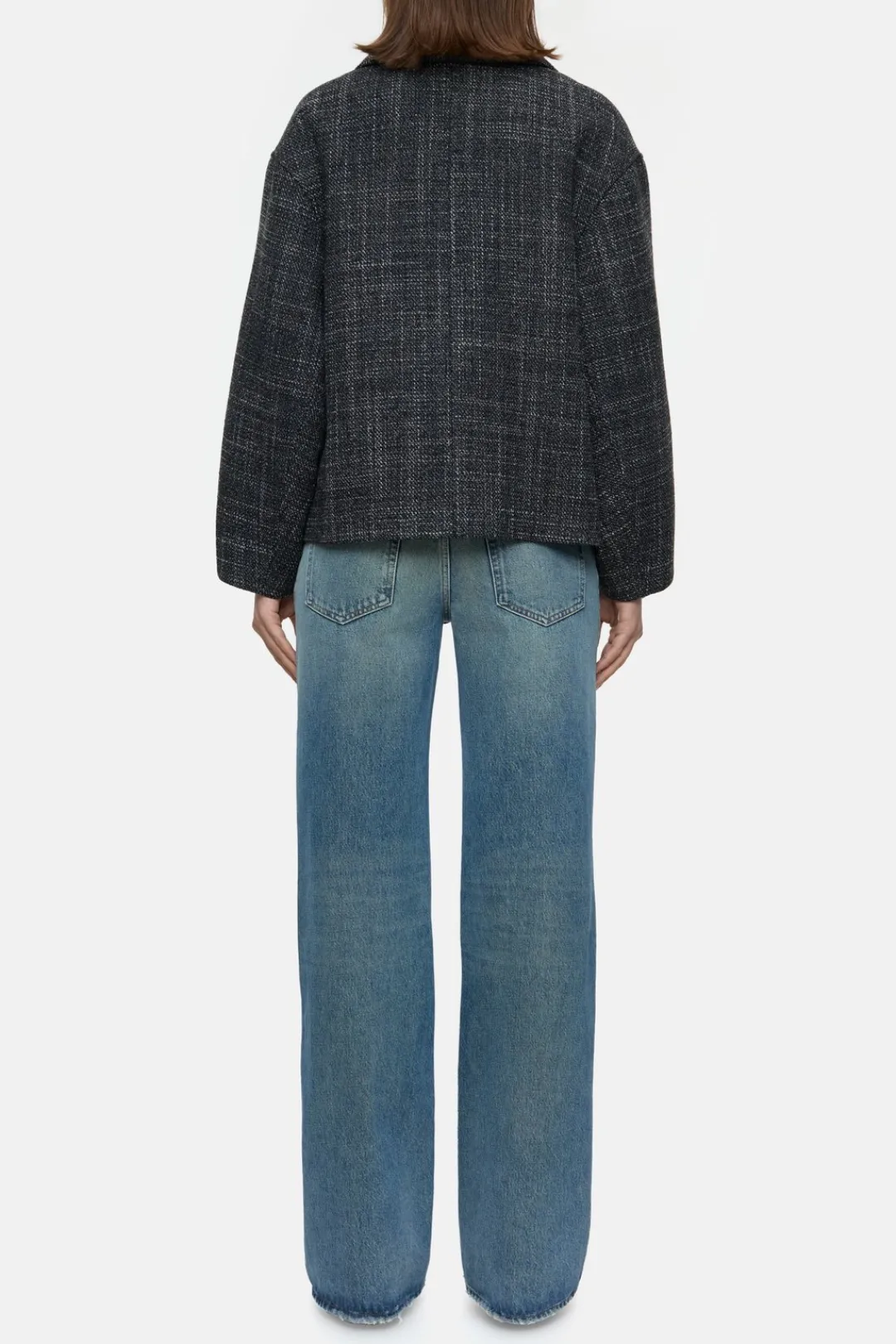 Closed Heringbone tweed jacket Black Hot