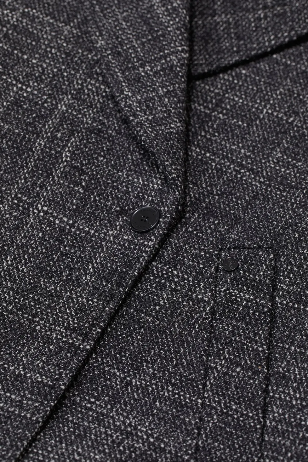 Closed Heringbone tweed jacket Black Hot