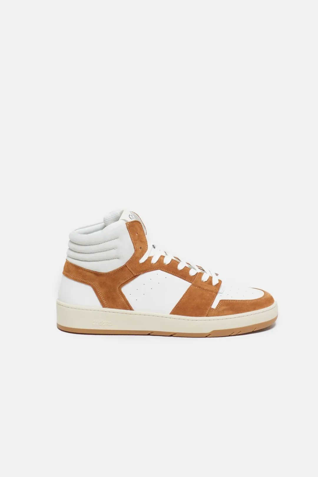 Closed High sneakers made from leather Tullamore brown New