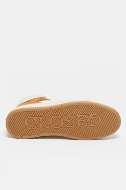 Closed High sneakers made from leather Tullamore brown New