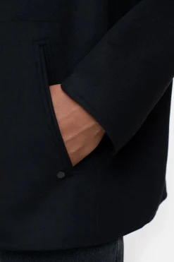 Closed Hoodie in virgin wool mix Black New