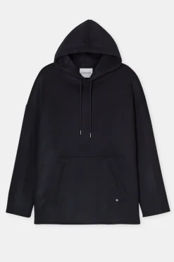 Closed Hoodie in virgin wool mix Black New
