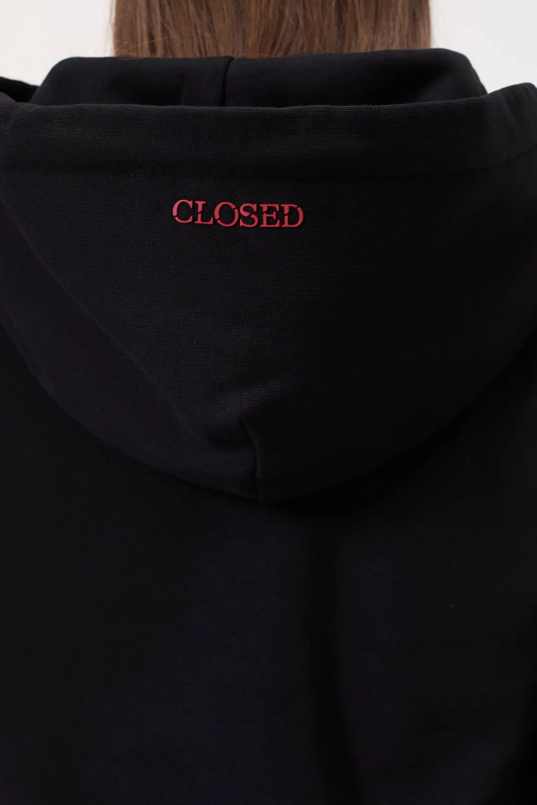 Closed Hoodie made from organic cotton Black Hot
