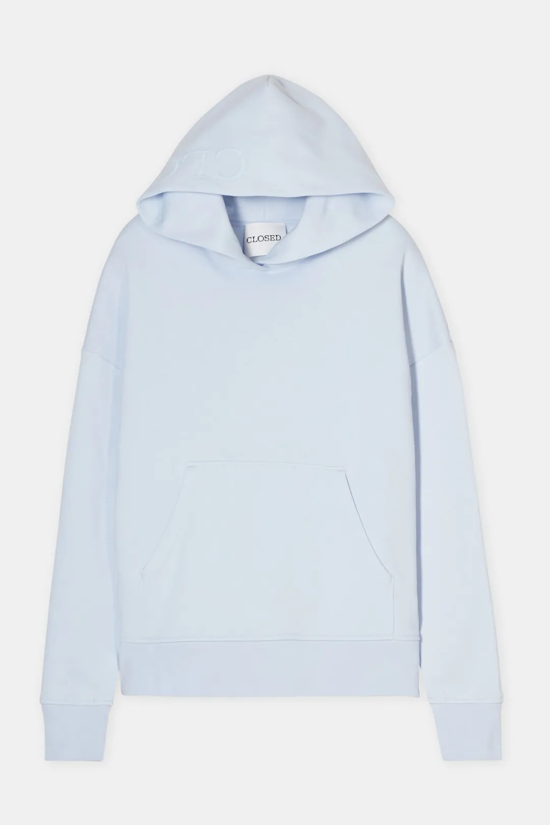 Closed Hoodie with logo Lazio blue Best