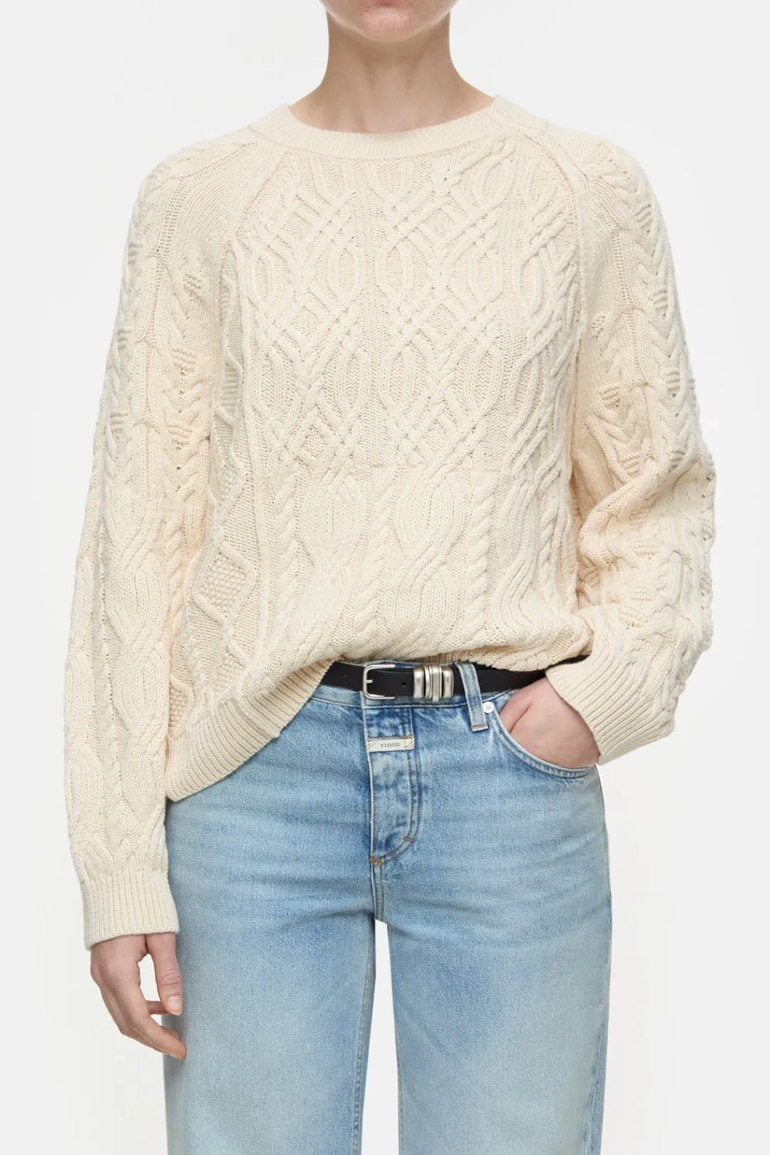Closed Jacquard jumper Ivory Discount