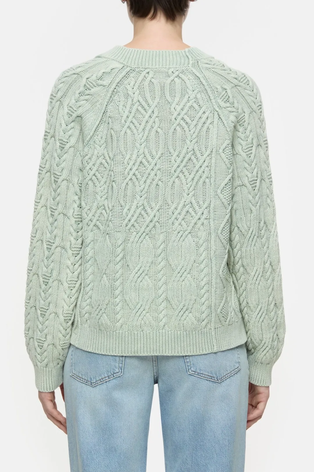 Closed Jacquard jumper Pastel olive Hot
