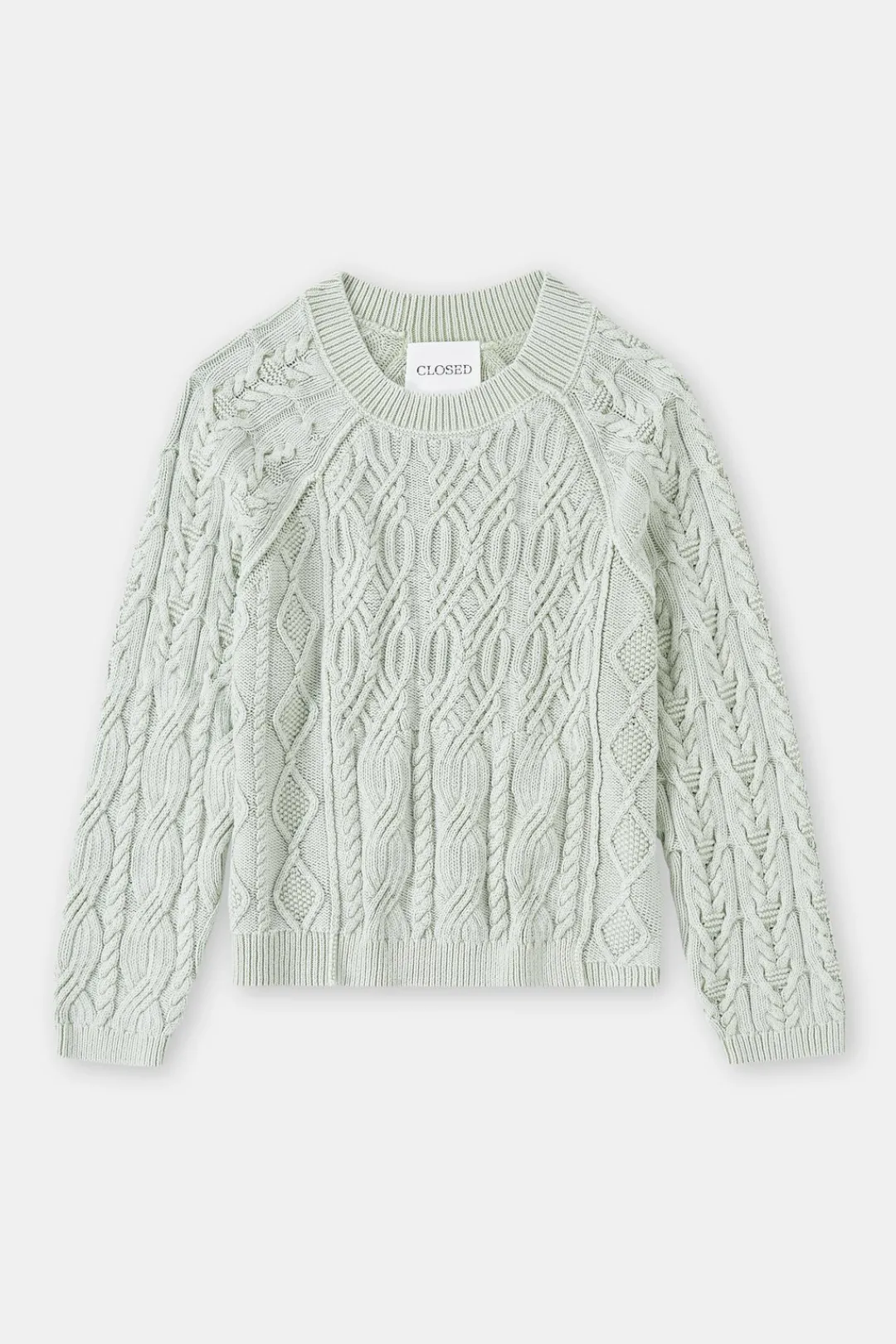 Closed Jacquard jumper Pastel olive Hot