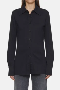 Closed Jersey Blouse Black Hot
