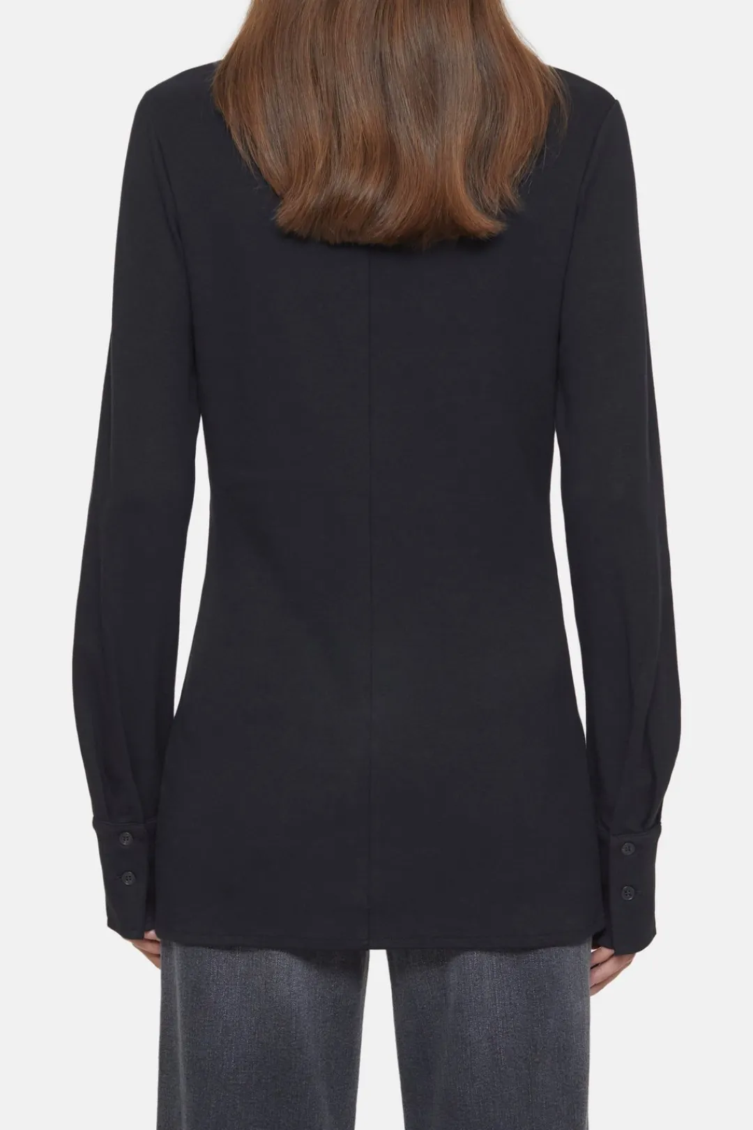 Closed Jersey Blouse Black Hot