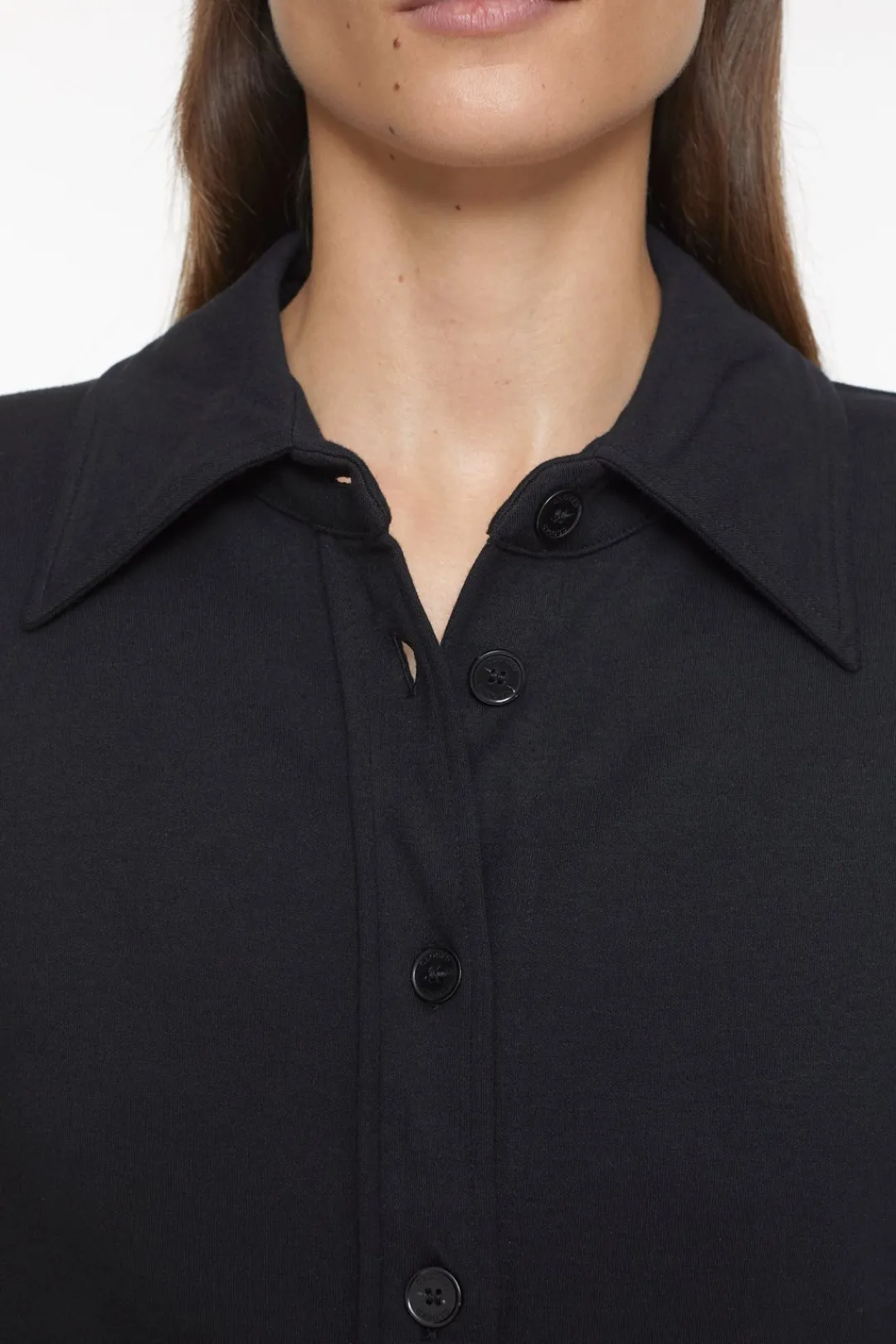 Closed Jersey Blouse Black Hot