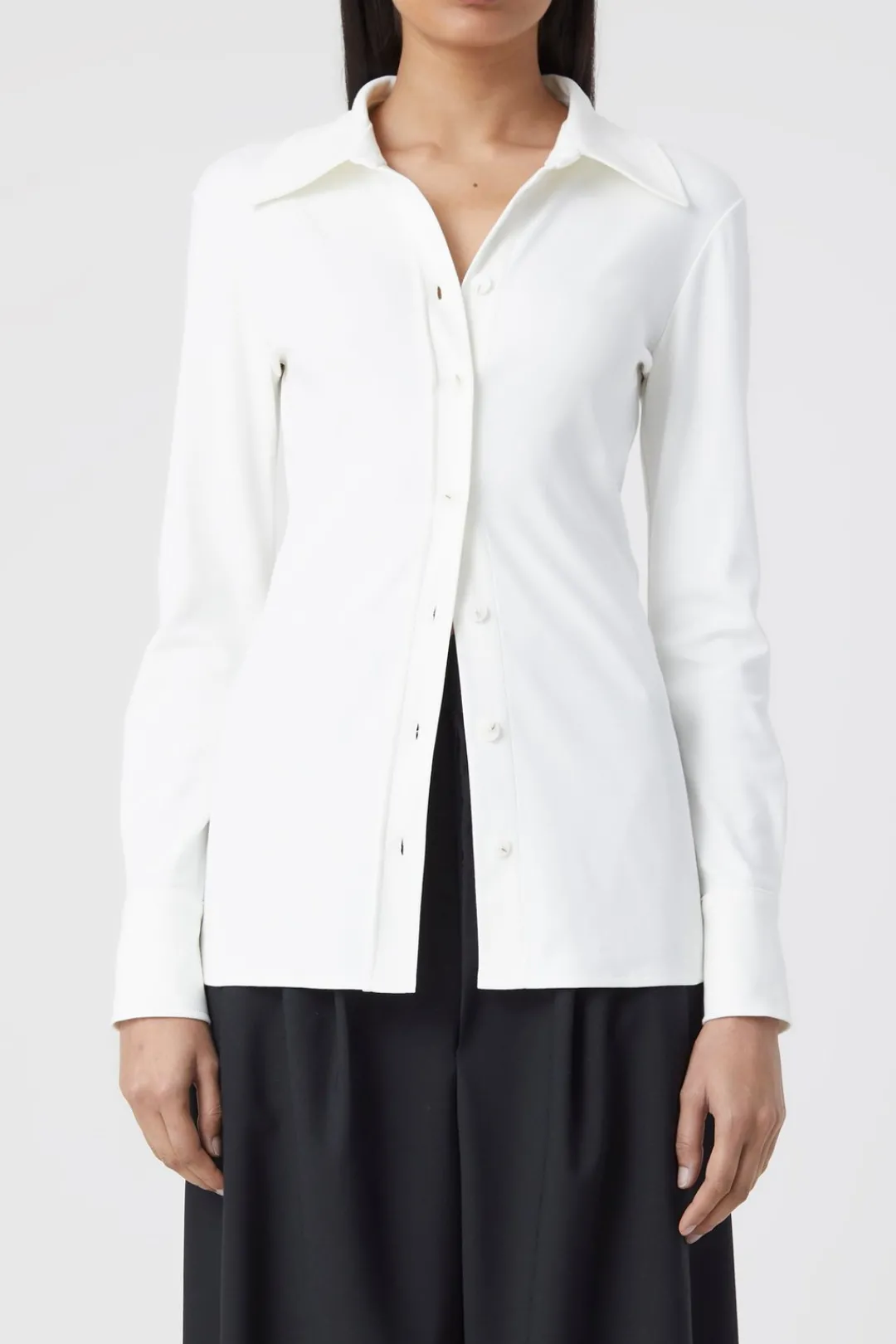 Closed Jersey Blouse Ivory