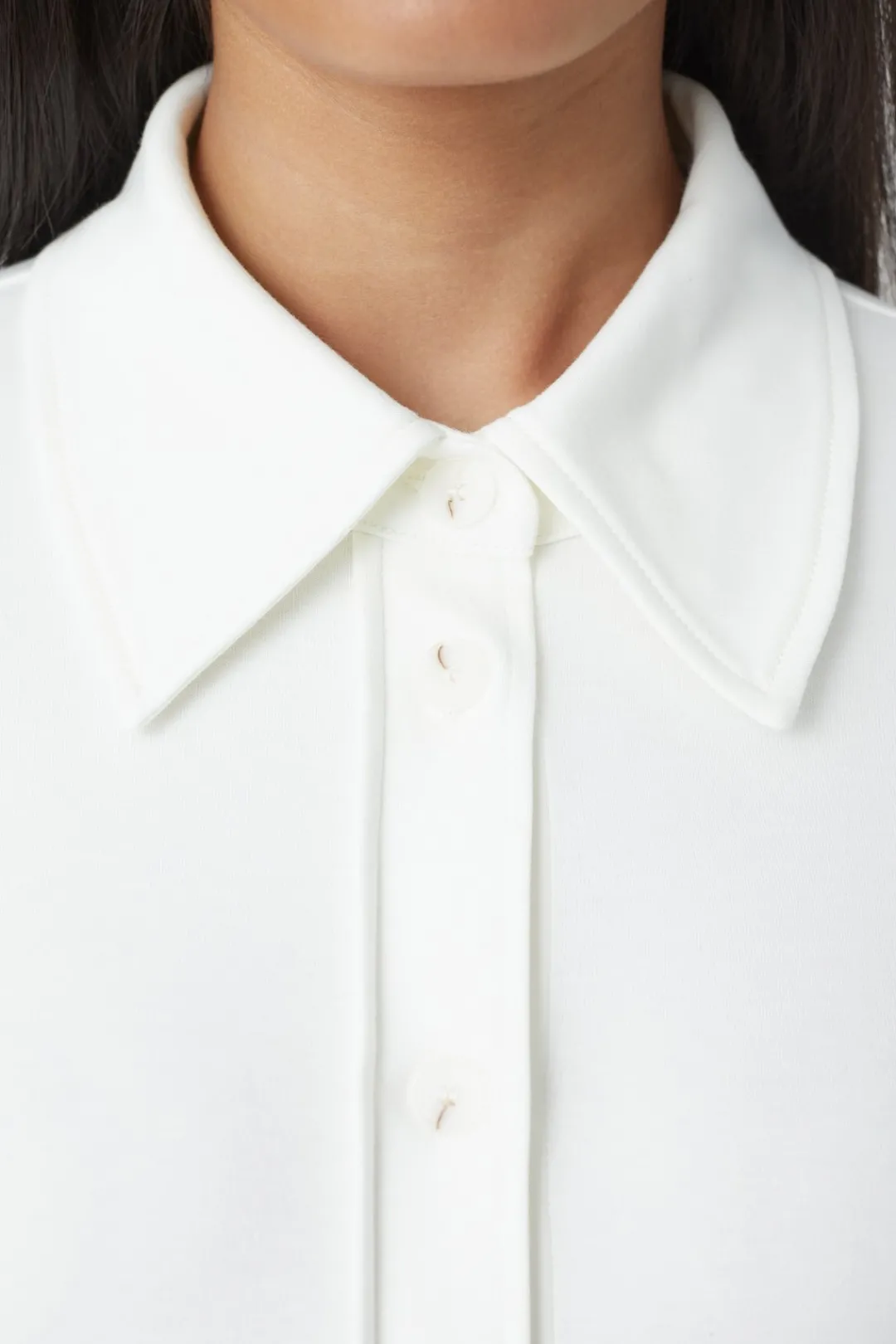 Closed Jersey Blouse Ivory