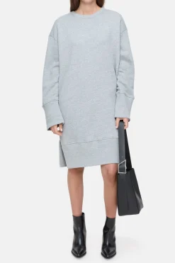 Closed Jersey dress Light grey melange Discount