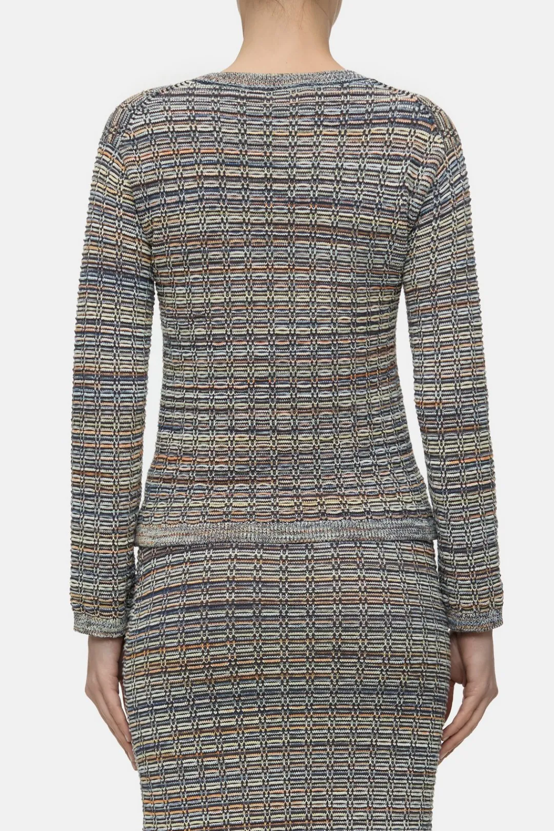 Closed Jumper in 3D knit Heritage grey Online